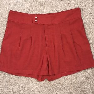 NWOT‼️ Hi-Rise Orange Shorts